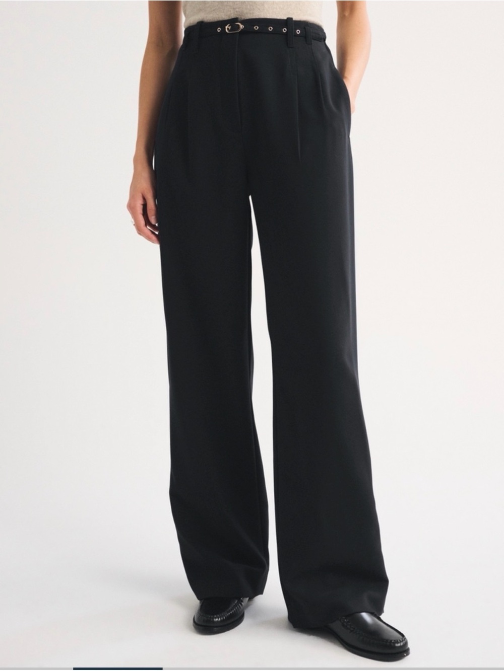 A&F Sloan Tailored Wide Leg Pant